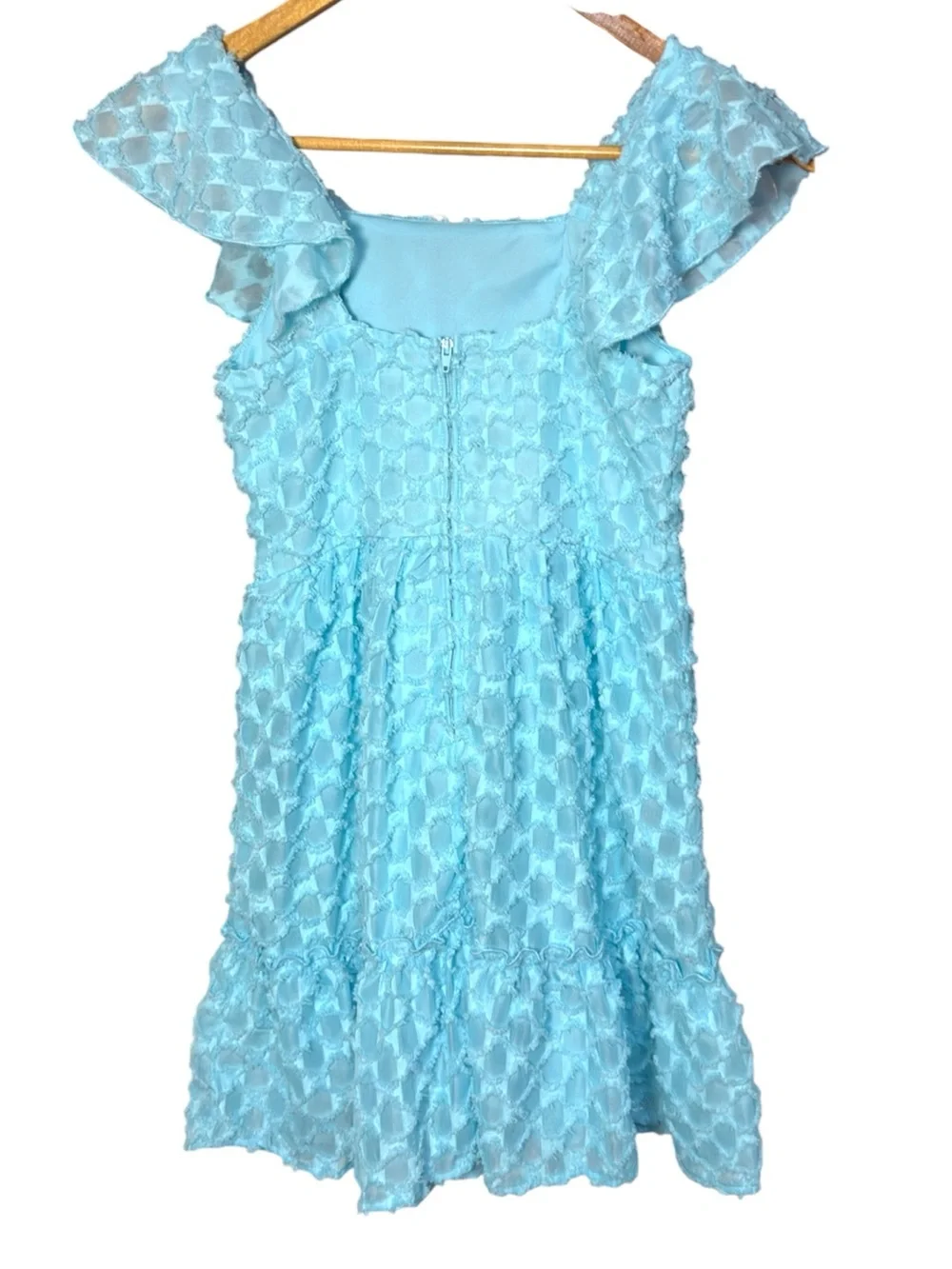 Girl’s Emerald Sundae light blue ruffled dress Size 10 | g